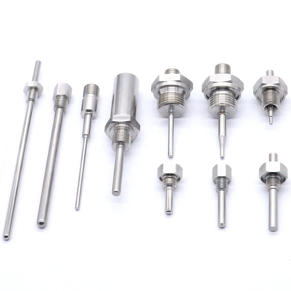 Stainless steel sensor probe housings and thermowells
